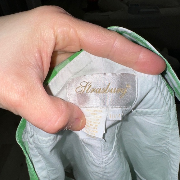 Strasburg jon jon romper overalls baby boy toddler gingham print kelly green - Picture 3 of 5